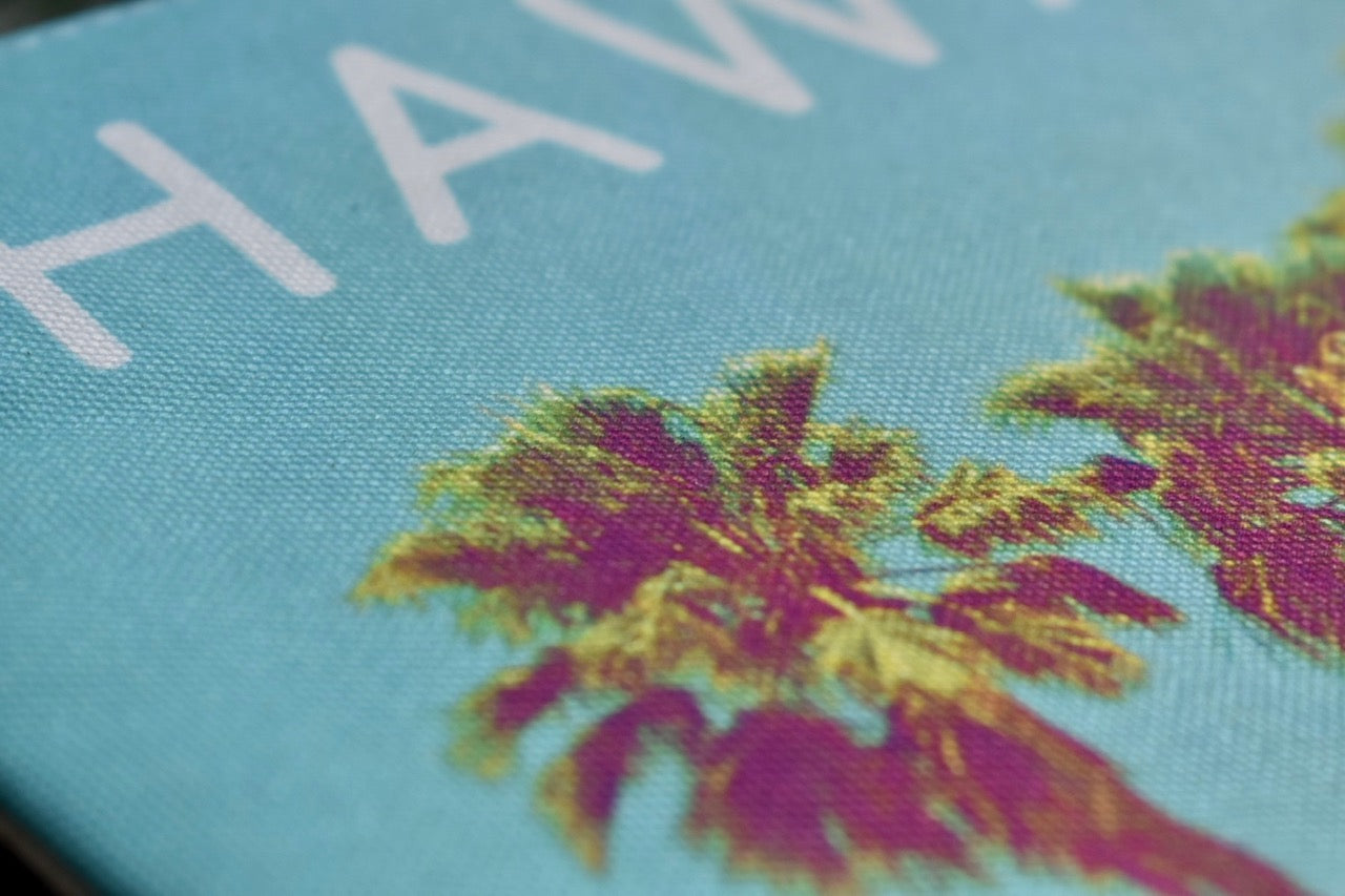 Sending You Aloha aloha at home Hawaii palm clutch