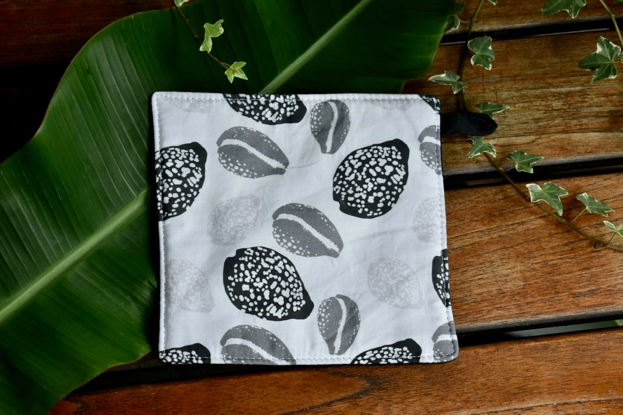 Sending You Aloha aloha at home Kitchen hot pad - cowry shell