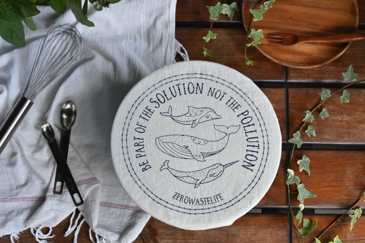 Sending You Aloha aloha at home Part of the solution- linen bowl cover