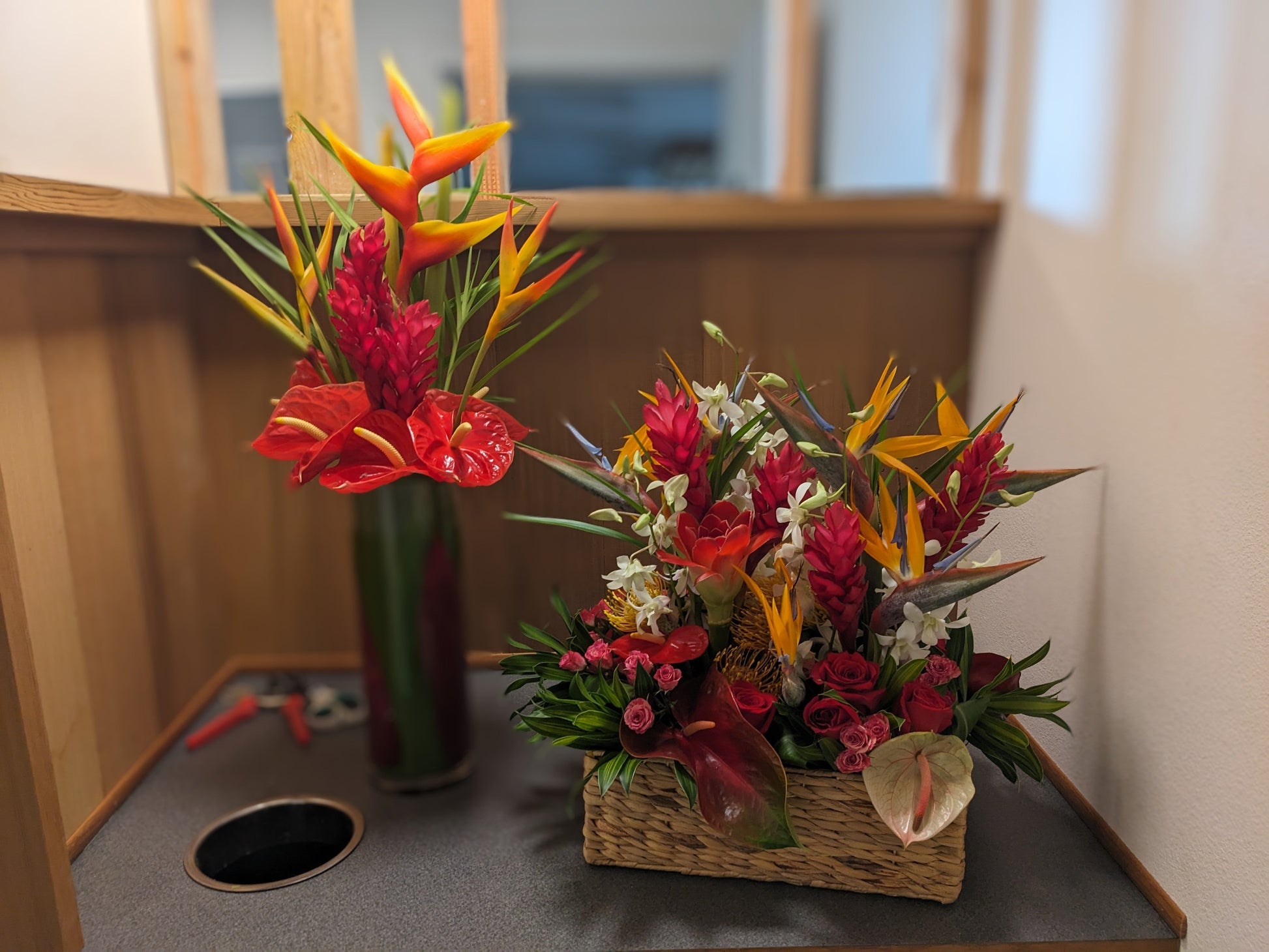 Sending You Aloha Flowers Flower Arrangements custom quote - Local Delivery only