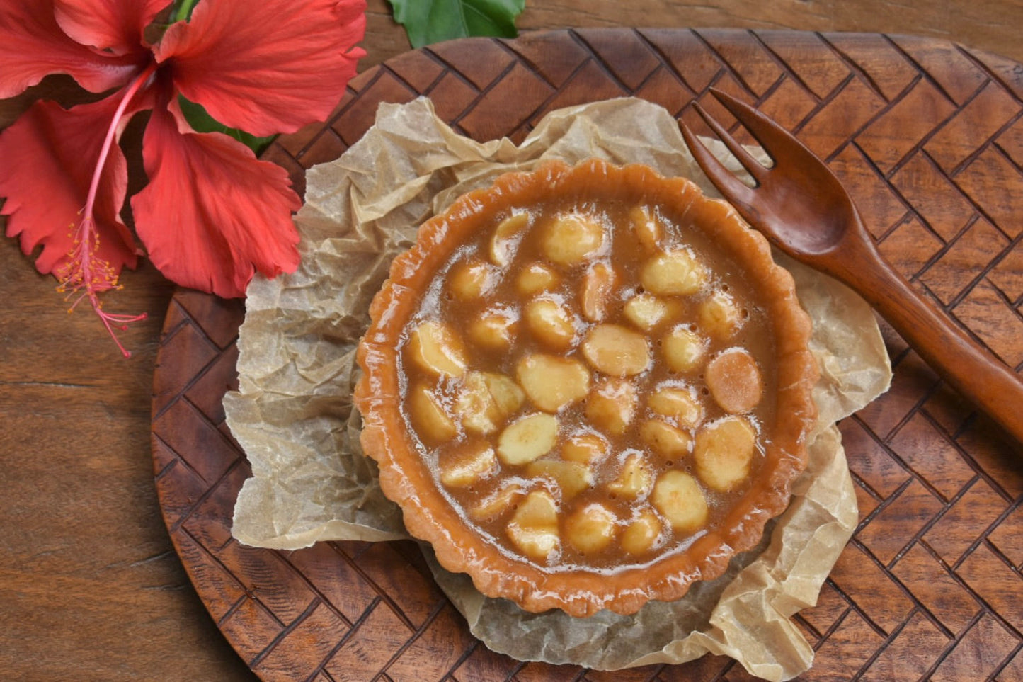 Sending You Aloha Honey Honey caramel macadamia nut pie 5oz