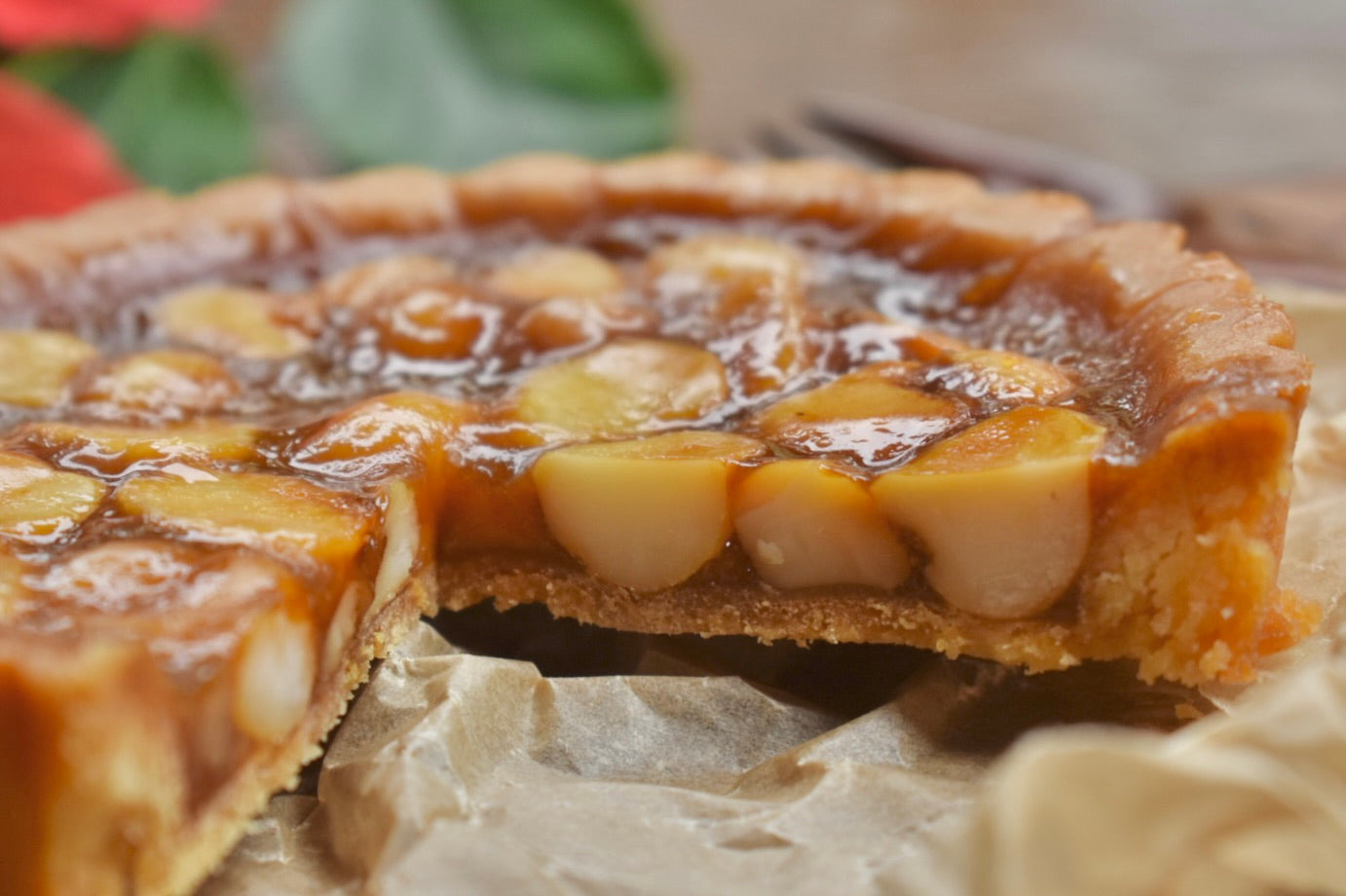Sending You Aloha Honey Honey caramel macadamia nut pie 5oz
