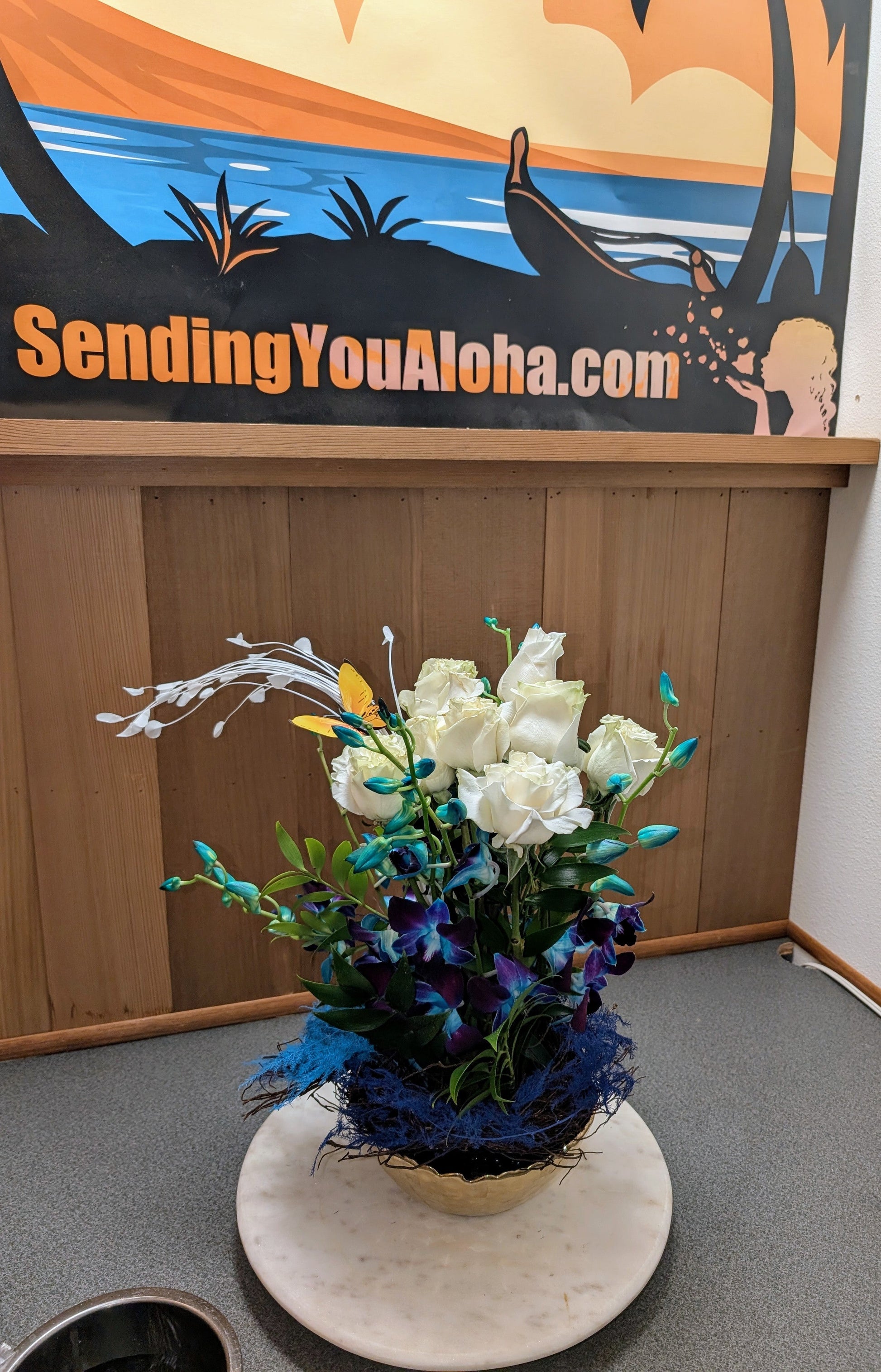 Sending You Aloha Mothers Day Flowers Mother's Day Floral Arrangements - Local Delivery Only