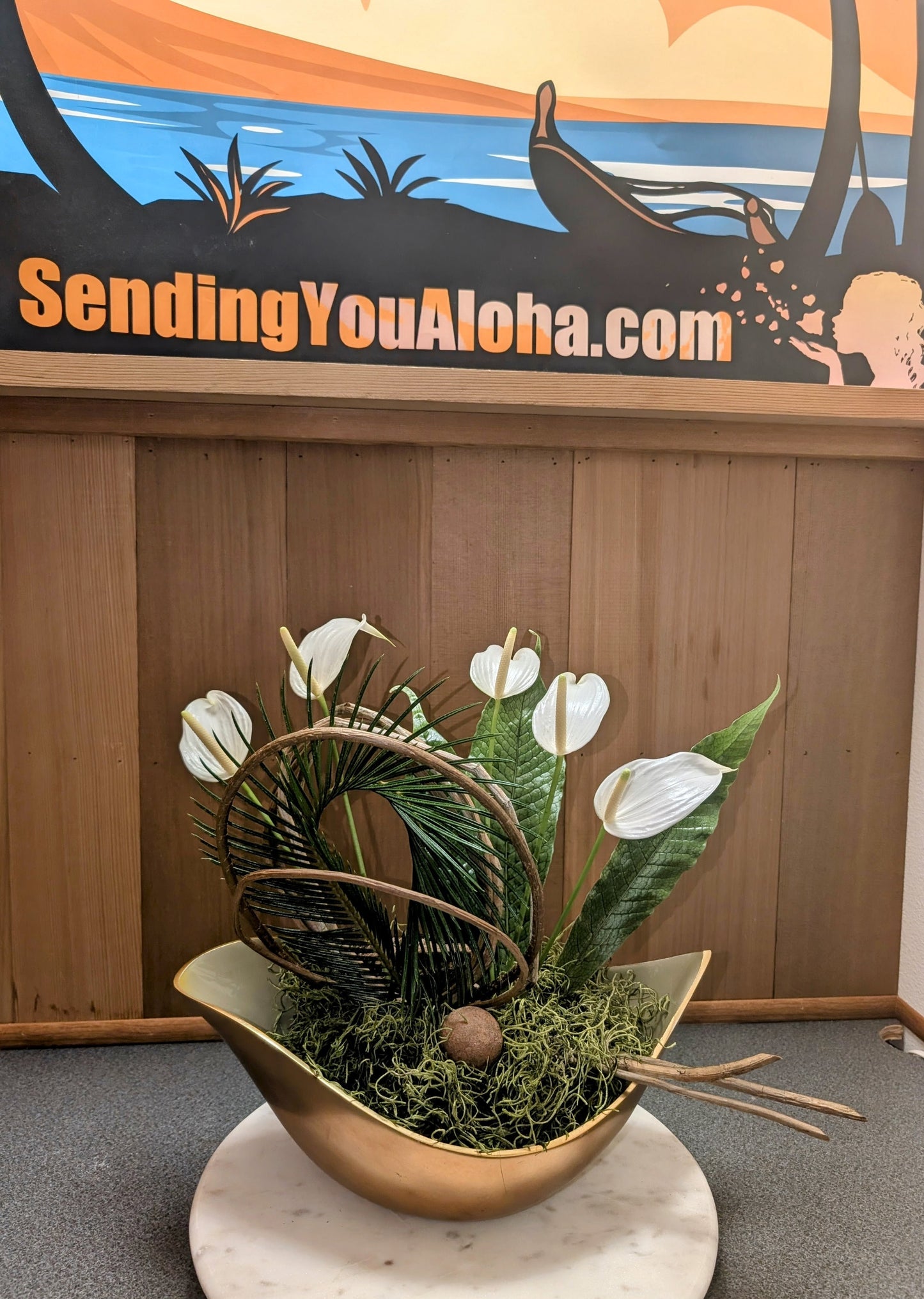 Sending You Aloha Mothers Day Flowers Mother's Day Floral Arrangements - Local Delivery Only