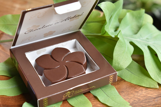 sendingyoualohahi Candy & Chocolate Milk Chocolate - Shaped Plumeria 1oz