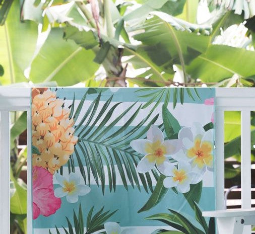 Sending You Aloha aloha at home Microfiber towel - pineapple flower