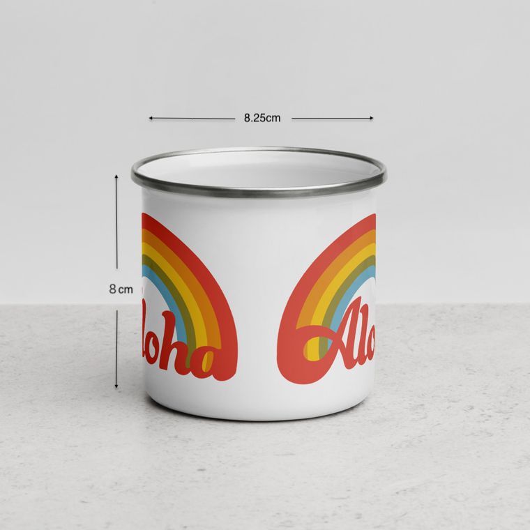 Sending You Aloha Drinkware Aloha Rainbow Mug