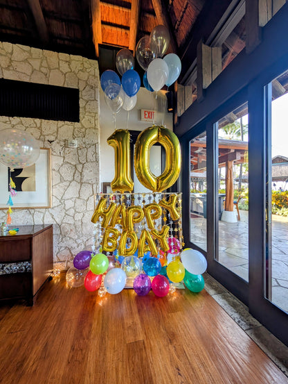 Sending You Aloha Flowers Balloon Bouquets - Local Delivery Only