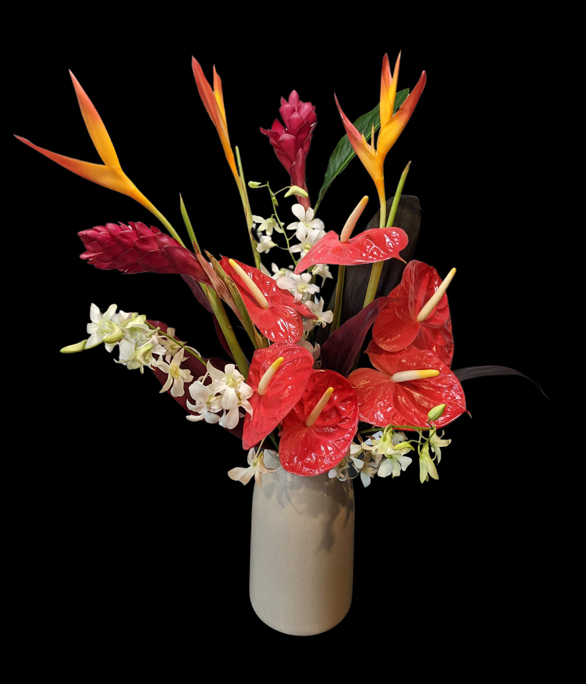 Sending You Aloha Flowers Tropical Sunrise Bouquet Flowers National Delivery