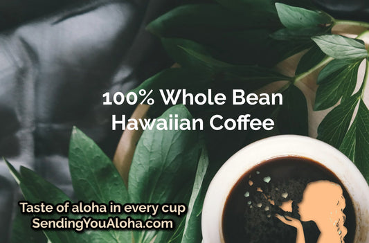 Sending You Aloha food & drink Coffee -Hawaiian medium roast whole bean - 10oz