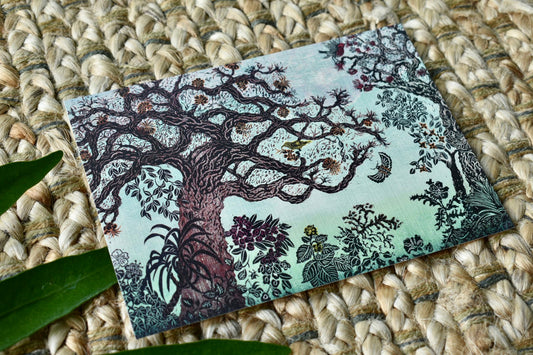 Sending You Aloha Gift Cards Greeting Card - the magical wiliwili forest
