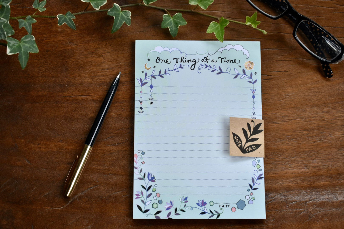 Sending You Aloha Gift Option Notepad - one thing at a time
