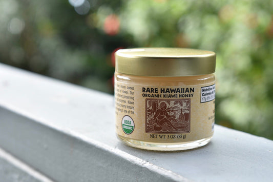 sendingyoualohahi Honey Jars Honey white kiawe organic, made in Hawaii - 3oz